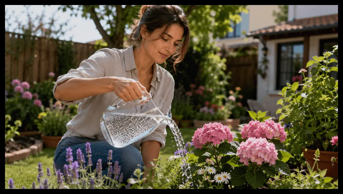 نکات مهم برای آبیاری گیاهان با آب گازدار